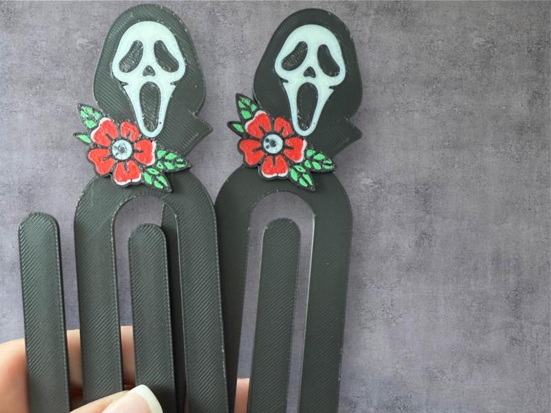 Ghostface Tattoo Paperclip