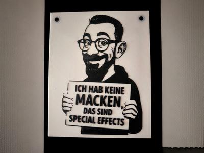 Lustiges Schild Special Effects