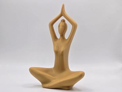 Zen Woman Yoga Sculpture Modern