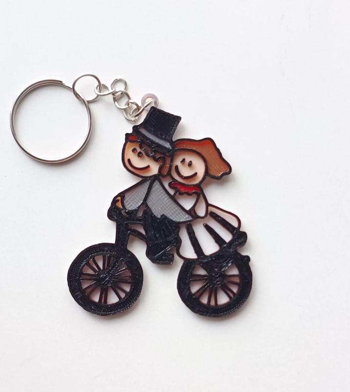 Newlywed/wedding keychains