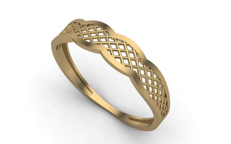 Printable Women Ring 3D model Plain Women's Rings Ring For Women Jewelry STL 3DM