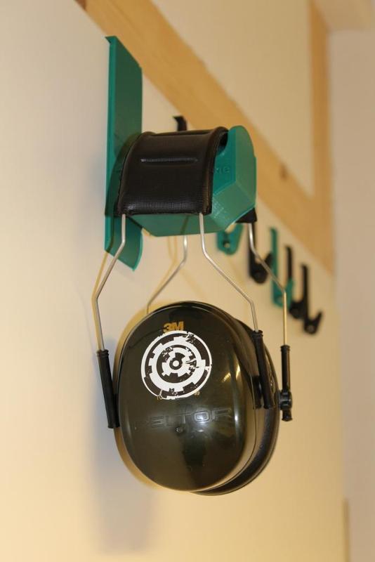 3M Peltor compatible hearing protection door mount