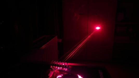 Parallel laser ray mounting system