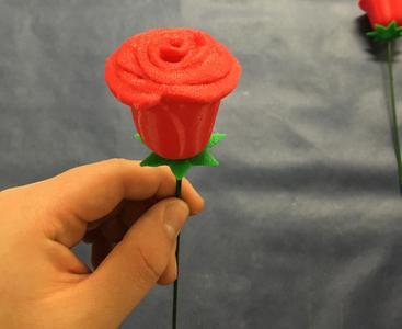 3D Printable Rose