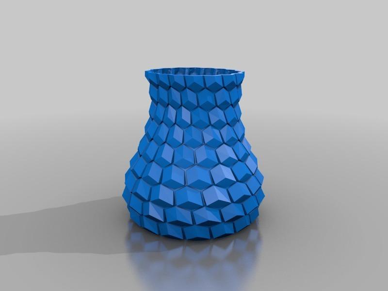 Honeycomb vase 2mm + holes