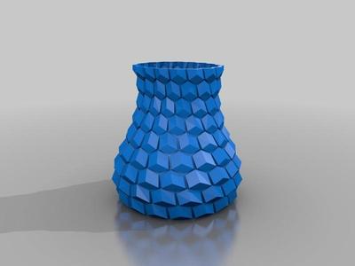 Honeycomb vase 2mm + holes