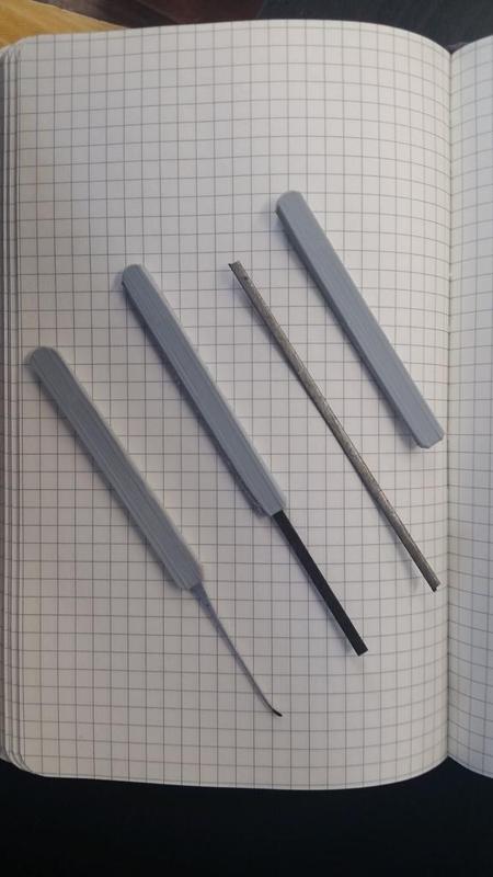 Street Sweeper Bristle Lock Pick Handle