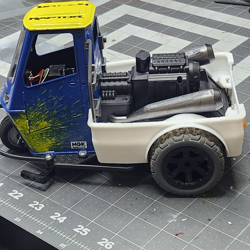 RC Tricycle Motorcycle dodo Pickup truck style