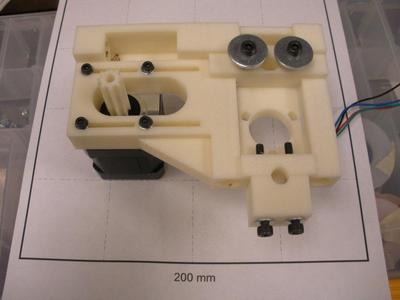 Mendel Z Leadscrew Base with Motor Belt Tensioner
