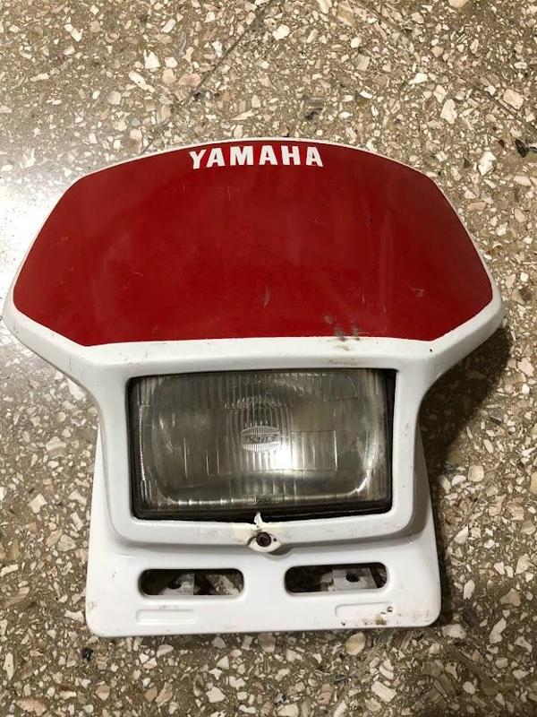 Motorcycle Front Headlamp Headlight Headlight Headlight Fairing Front Mask Cowl for DT250 DT200 DT125 Dirt Bike Accessories