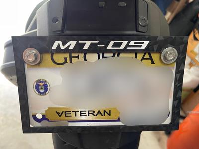 MT09 License Plate Frame