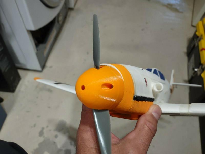 Spinner for 600mm BF-109G10 with integrated fan