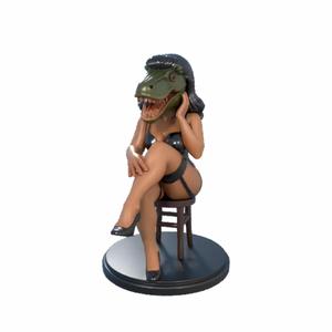 T-Rexy Lady - 3D Printable Dino-Pinup Mashup