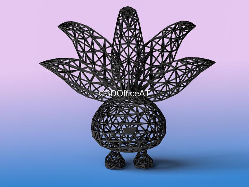 #043 Oddish Pokemon Wiremon Figure