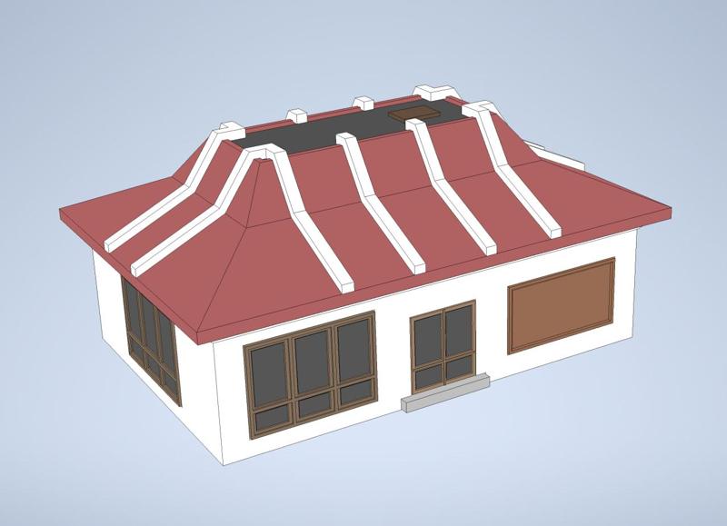 Fast Food Restaurant team yankee mc bk kfc team yankee terrain 15mm 1:100