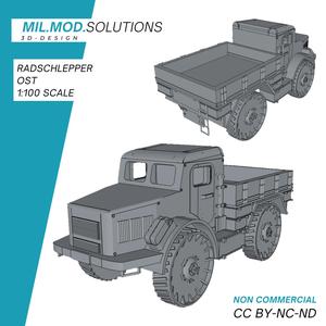 Wheel tractor East WW2 Wehrmacht