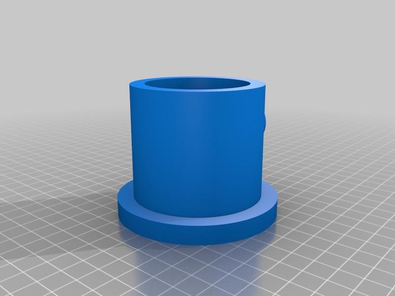 Camera platform for 1-7/8" center post with 3/8" screw mount