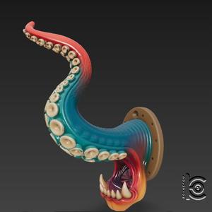 Tentacle Maw-Hook - Lovecraftian Wall Hanger