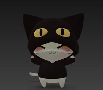 Hooded cat