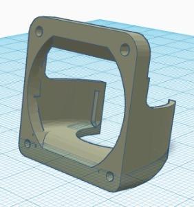 30mm V6 Fan Holder for Flying Bear P905  