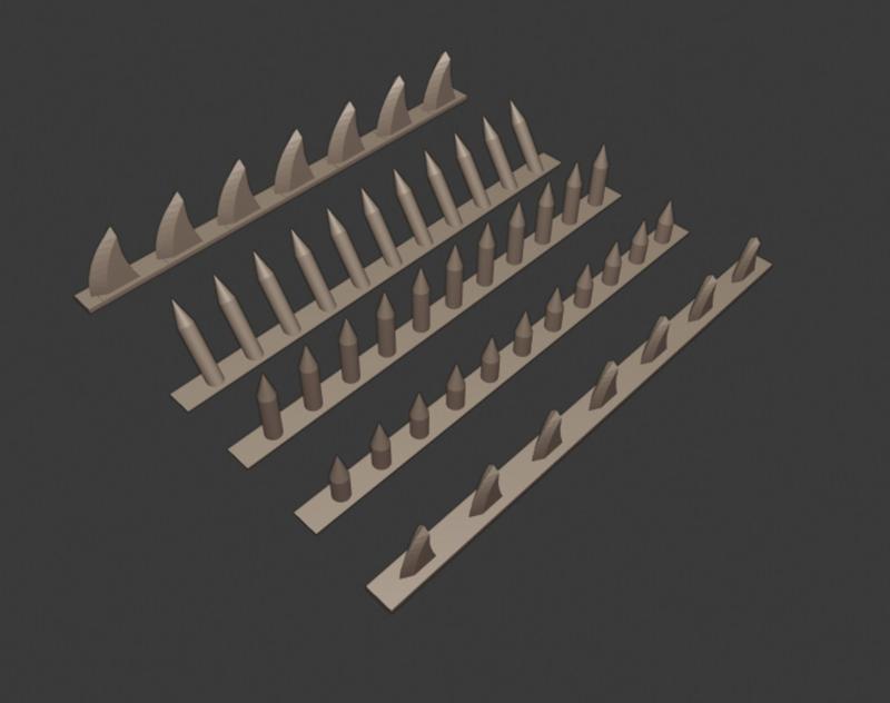 Gaslands Spike and Blade Strips