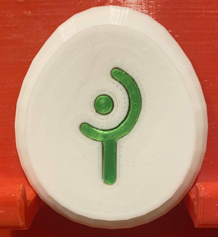 FFXIV White Mage Job Stone Pin