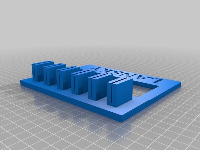 Holder for Lansky sharpening system rods
