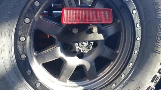 Jeep License Plate Relo Bracket for TeraFlex Mopar HD Tire Carriers