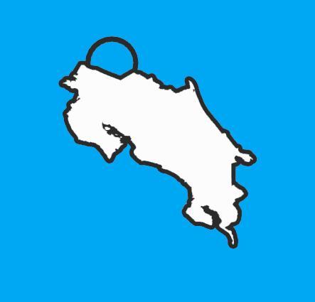 Costa Rica Keychain