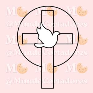 FIRST COMMUNION CROSS CUTTER AND STAMP - CUTTER COOKIES
