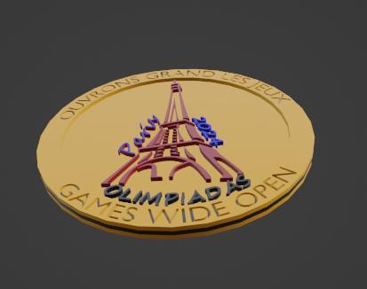 Paris 2024 Olympics badge