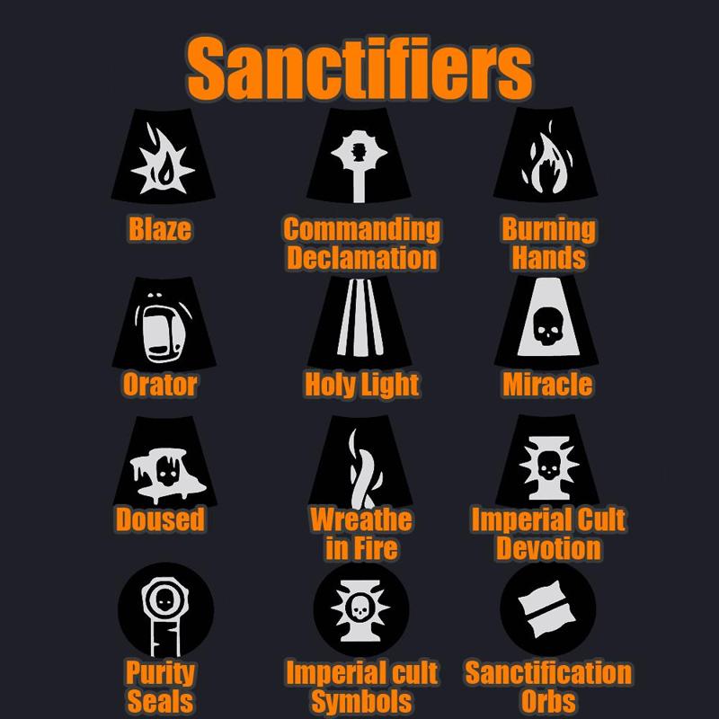 Sanctifiers Tokens - Kill Team 2024