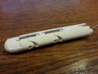 Finger, Robotic, Modular, pull string actuated