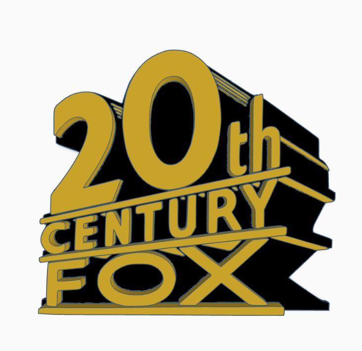 20TH CENTURY FOX V1 Logo Display by MANIACMANCAVE3D