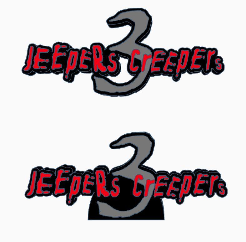 2x JEEPERS CREEPERS 3 Logo Display by MANIACMANCAVE3D