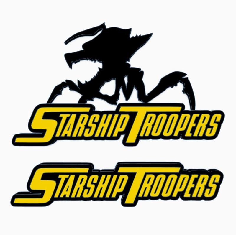 2x STARSHIP TROOPERS V2 Logo Display by MANIACMANCAVE3D