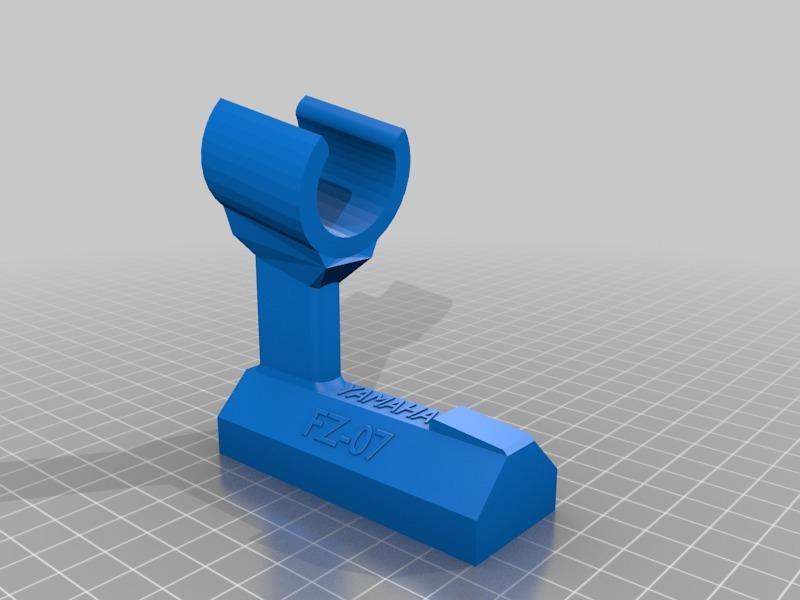 Motorcycle rearview action camera mount