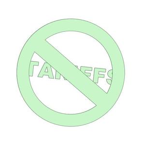 Symbol - No to Tariffs