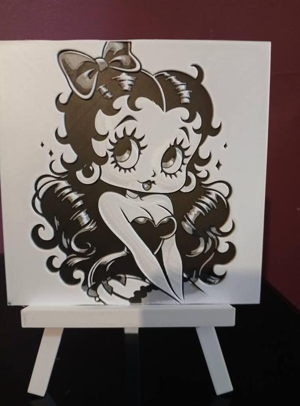 Hueforge Betty Boop without AMS