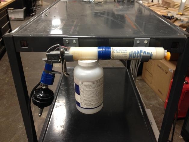 Powder Coat Gun Holster & brackets