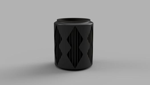 Sleek and Contemporary 3D Printed Succulent Planter