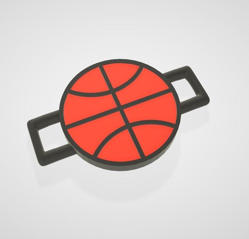 Basket Ball - Lace Lock (POP Lace) - Bicolor compatible