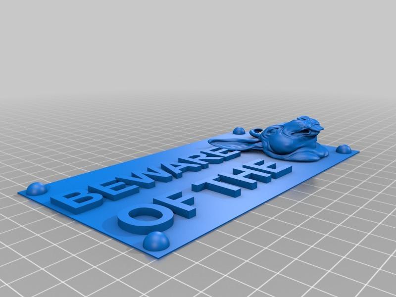 Beware Of The Bunny Sigh 