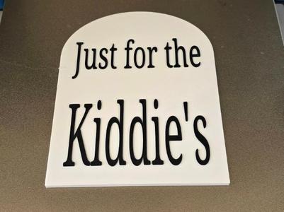 Sign for party's 