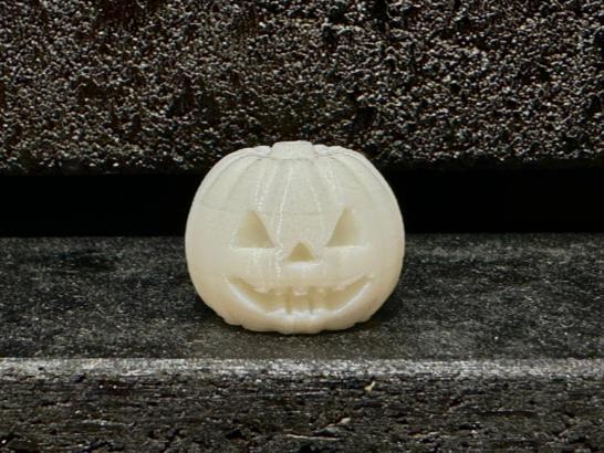 Carved Mini Halloween Pumpkin