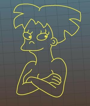 Amy Wong Sexy - Futurama wall art