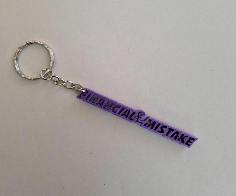 financial mistake keyring car merchandise