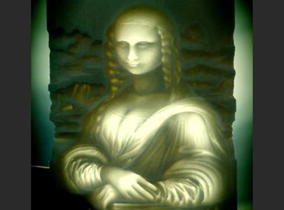 mona lisa LITHOPHANE