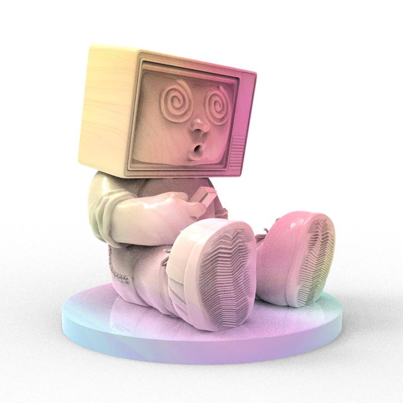 TV steve - gpk - garbage pail kids