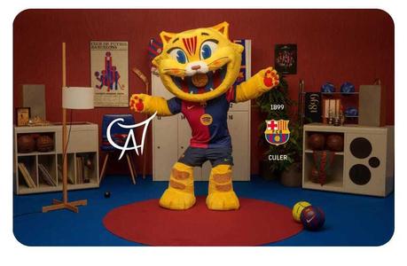 Cat mascot Barca